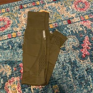 gymshark energy seamless khaki XS